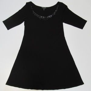 Elegant Silk Tunic Top with Sequin Glitz